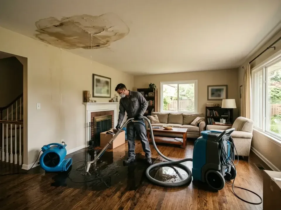 attic-pipe-burst-ceiling-drip-008 — frequently asked questions, Water Damage Restoration & Carpet Care in Rochester, WA